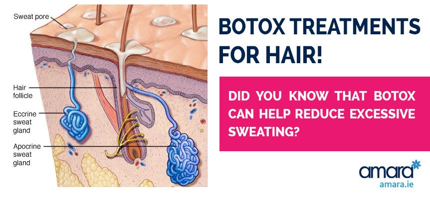 Botox treatments for hair and excessive sweating