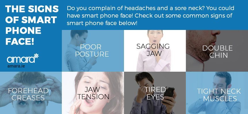 the signs of smart phone face
