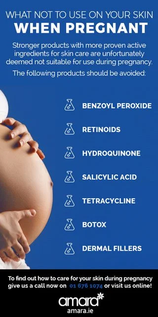 What Not To Use On Your Skin When Pregnant - Amara Skincare Clinic Dublin