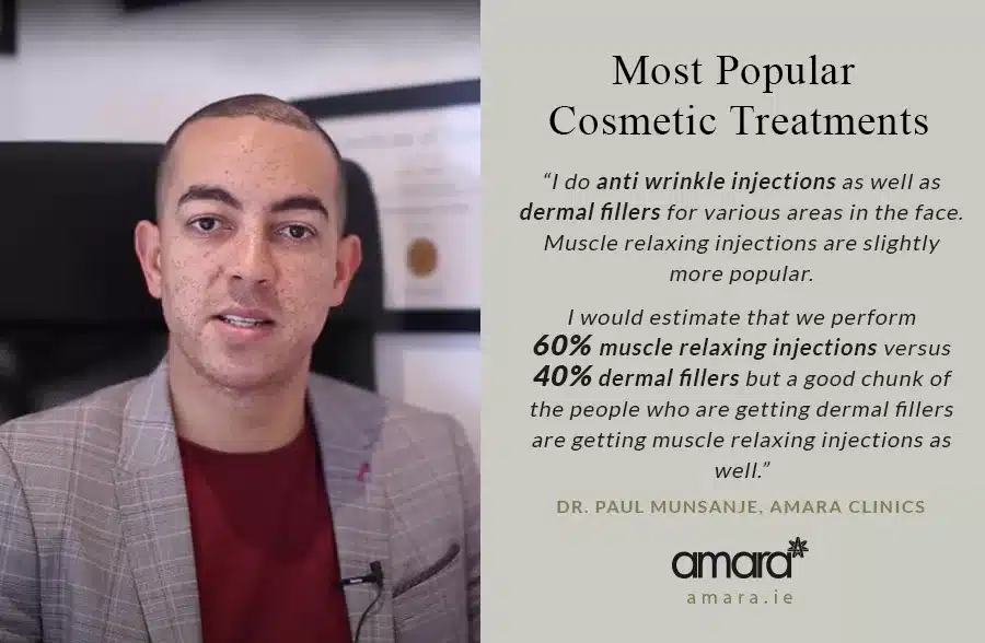 Most Popular Cosmetic Treatments - Dr Paul Munsanje